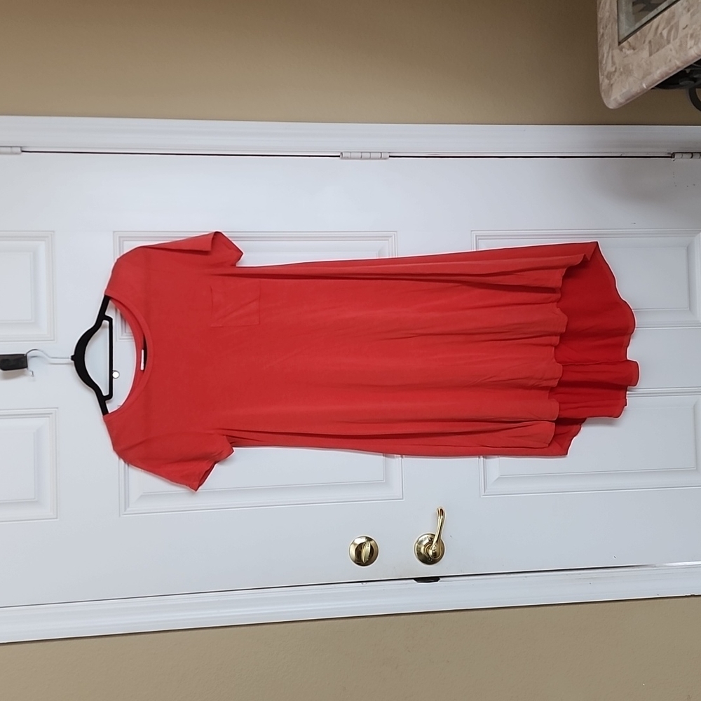 Lularoe OG Retired Carly swing dress with high/low hem